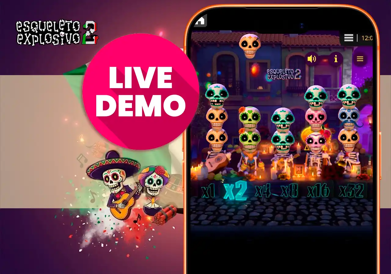 Modalità demo gratuita di Esqueleto Explosivo 2